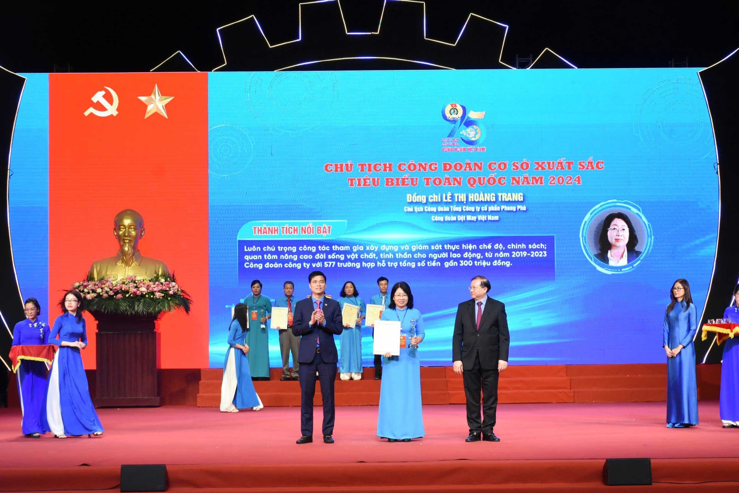 Vinh danh Chủ tịch công đoàn cơ sở xuất sắc toàn quốc năm 2024