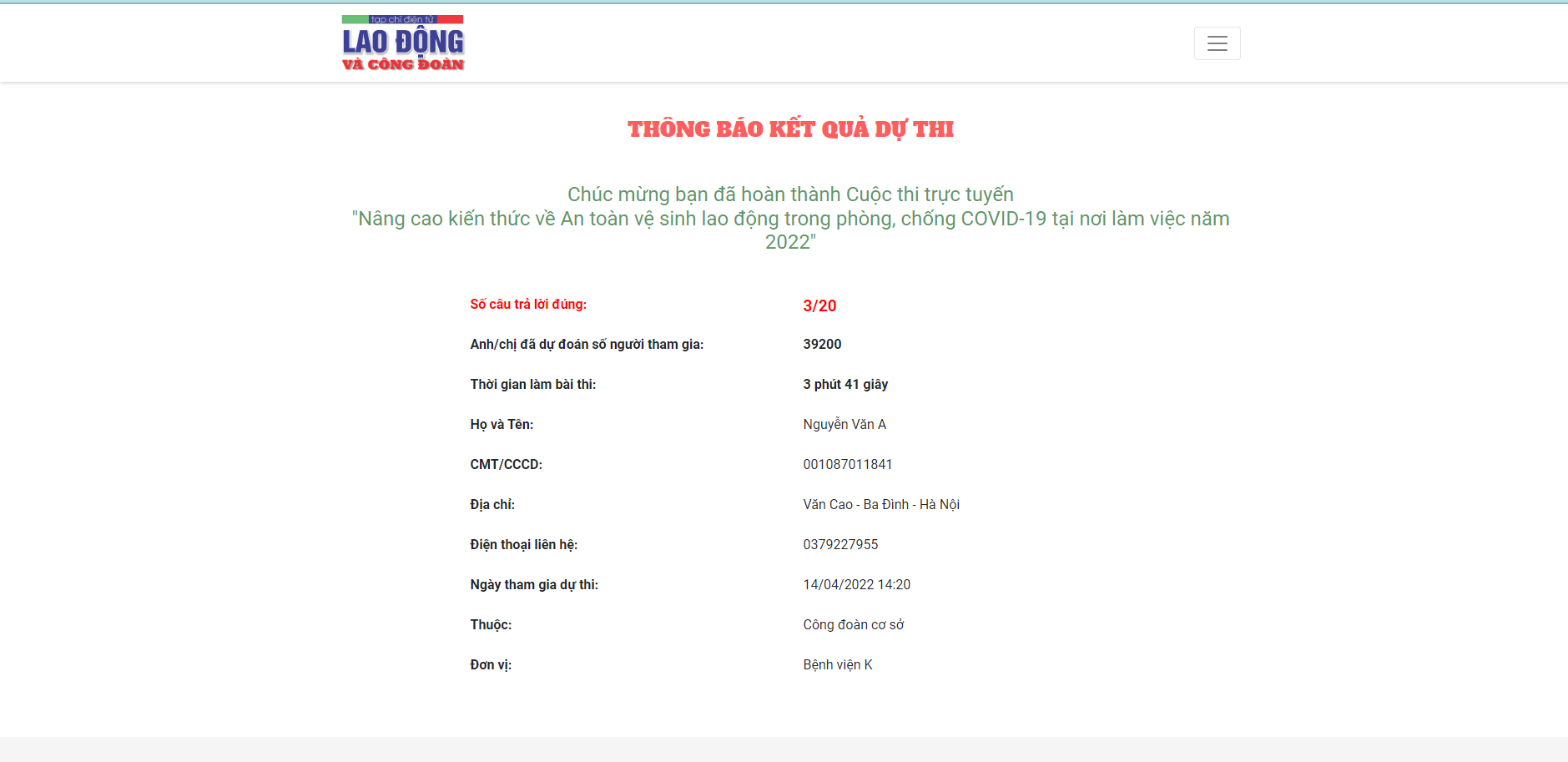 “Nâng cao kiến thức về an toàn vệ sinh trong phòng, chống Covid-19 tại nơi làm việc” “Nâng cao kiến thức về an toàn vệ sinh trong phòng, chống Covid-19 tại nơi làm việc”