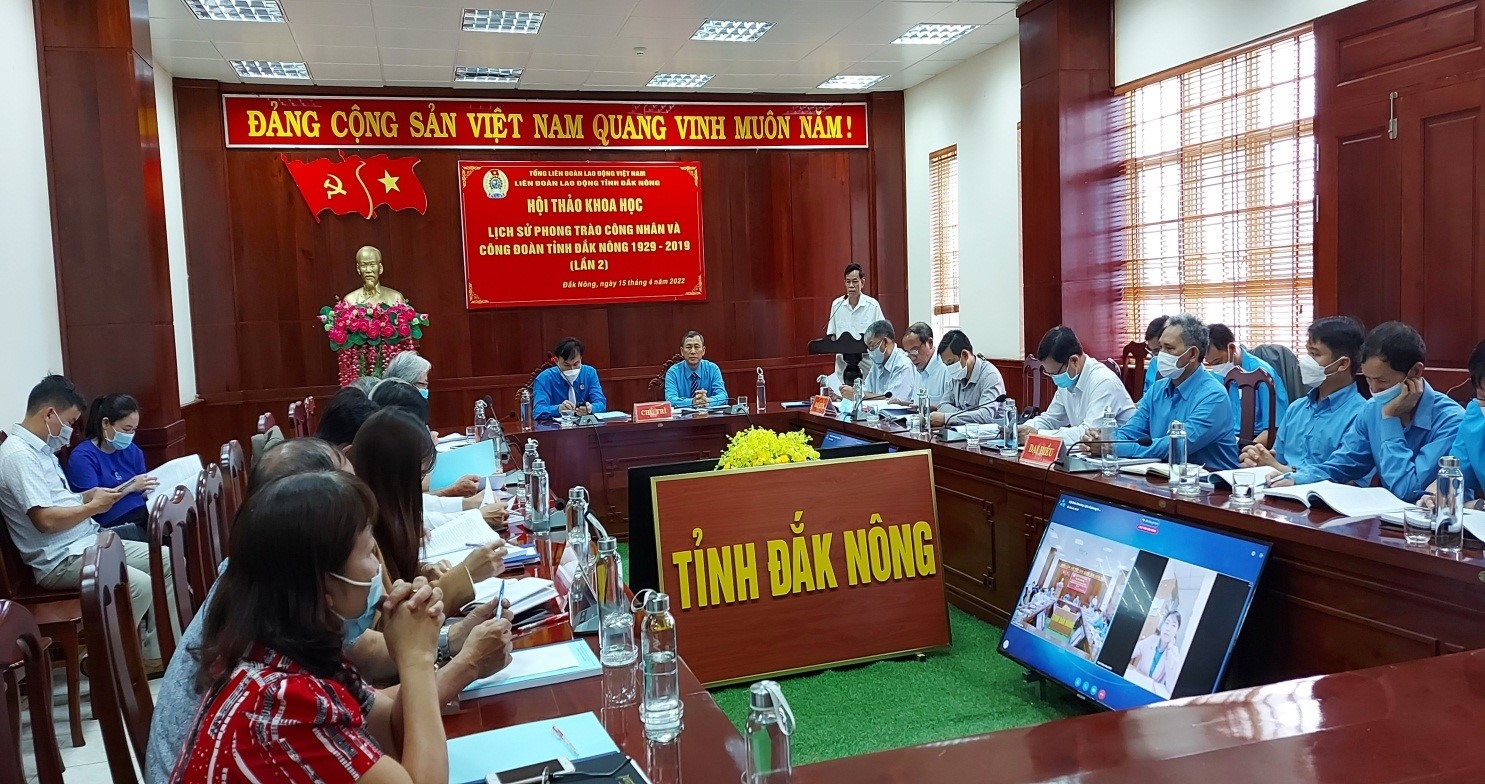 Hoàn chỉnh Ấn phẩm “Lịch sử phong trào công nhân và Công đoàn tỉnh Đắk Nông 1929-2019”
