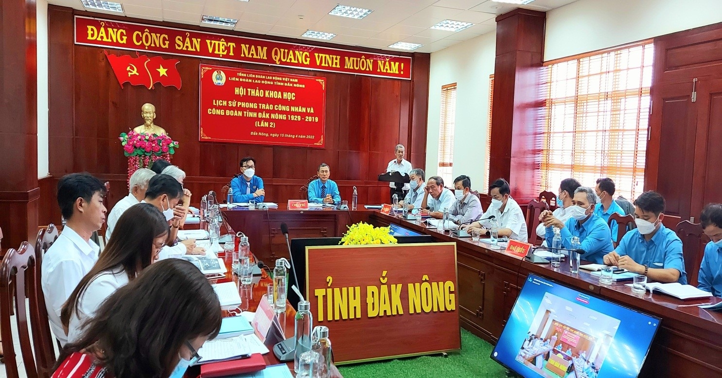 Hoàn chỉnh Ấn phẩm “Lịch sử phong trào công nhân và Công đoàn tỉnh Đắk Nông 1929-2019”