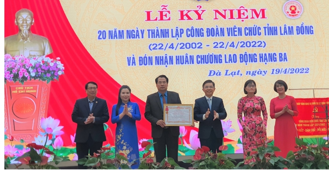 Công đoàn Viên chức tỉnh Lâm Đồng: 20 năm – một chặng đường tự hào