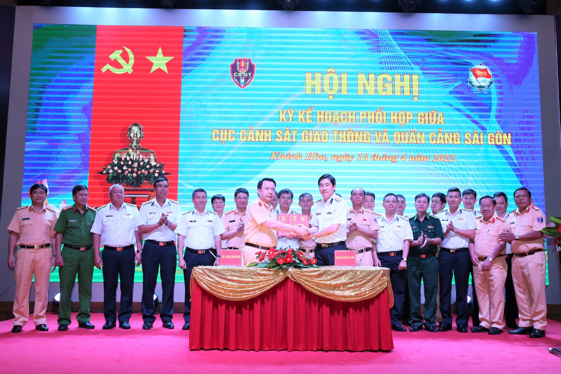 Tổng kết 5 năm quy chế phối hợp giữa Quân cảng Sài Gòn và Cục Cảnh sát giao thông