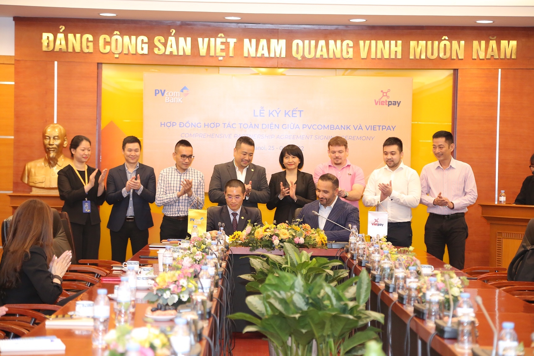 PVcomBank và Công ty TNHH Công nghệ Vietpay hợp tác về thanh toán và phát hành thẻ PVcomBank và Công ty TNHH Công nghệ Vietpay hợp tác về thanh toán và phát hành thẻ