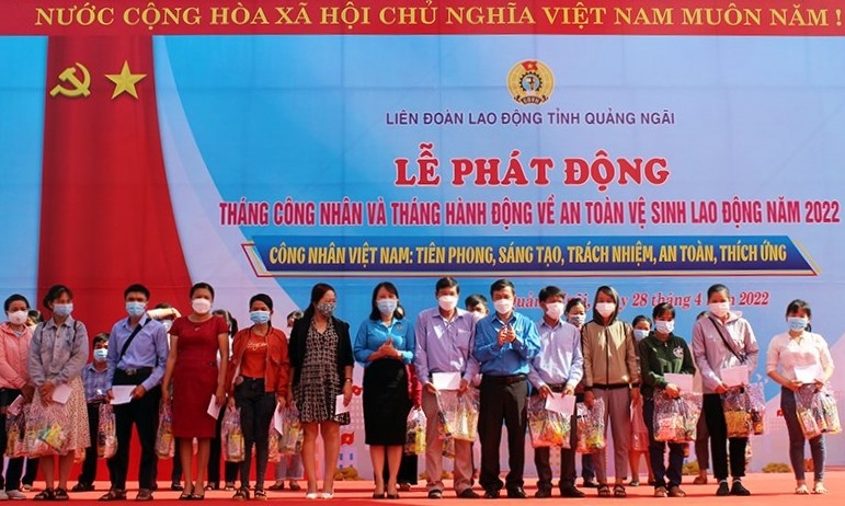 LĐLĐ tỉnh Quảng Ngãi phát huy tinh thần thi đua, sáng tạo của đoàn viên, người lao động