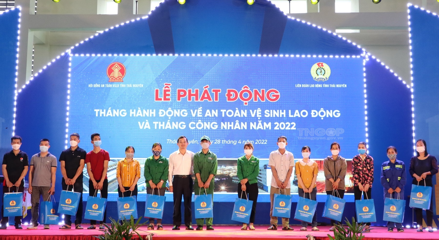 Thái Nguyên hưởng ứng Tháng hành động về ATVSLĐ và Tháng Công nhân năm 2022