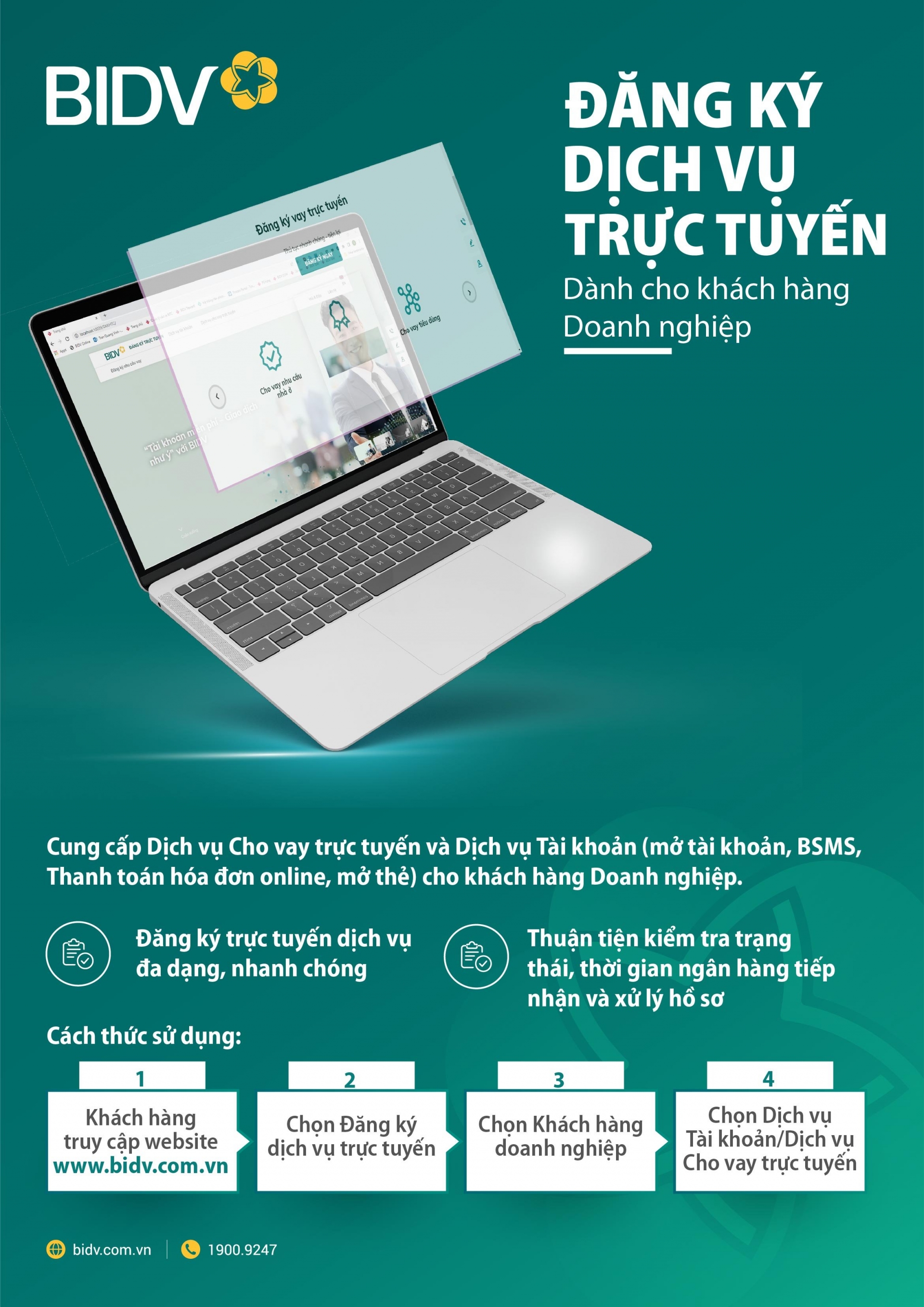 BIDV triển khai tính năng đăng ký trực tuyến cho khách hàng doanh nghiệp BIDV triển khai tính năng đăng ký trực tuyến cho khách hàng doanh nghiệp