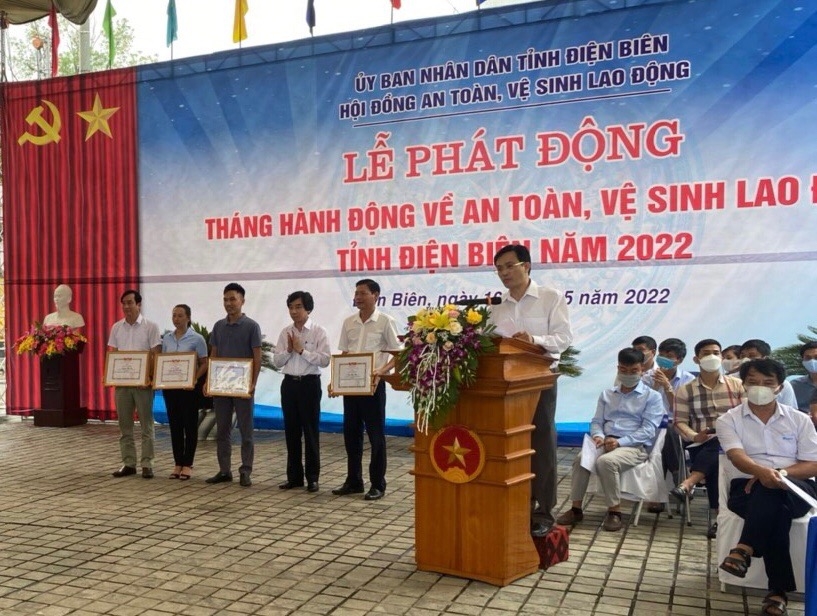 undefined Điện Biên: Phát động Tháng hành động An toàn, vệ sinh lao động