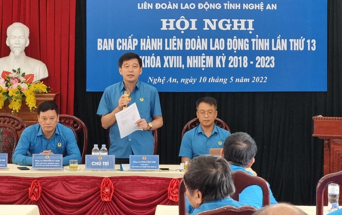 Nghệ An tập trung chuẩn bị chu đáo, bài bản đại hội công đoàn các cấp Nghệ An tập trung chuẩn bị chu đáo, bài bản đại hội công đoàn các cấp
