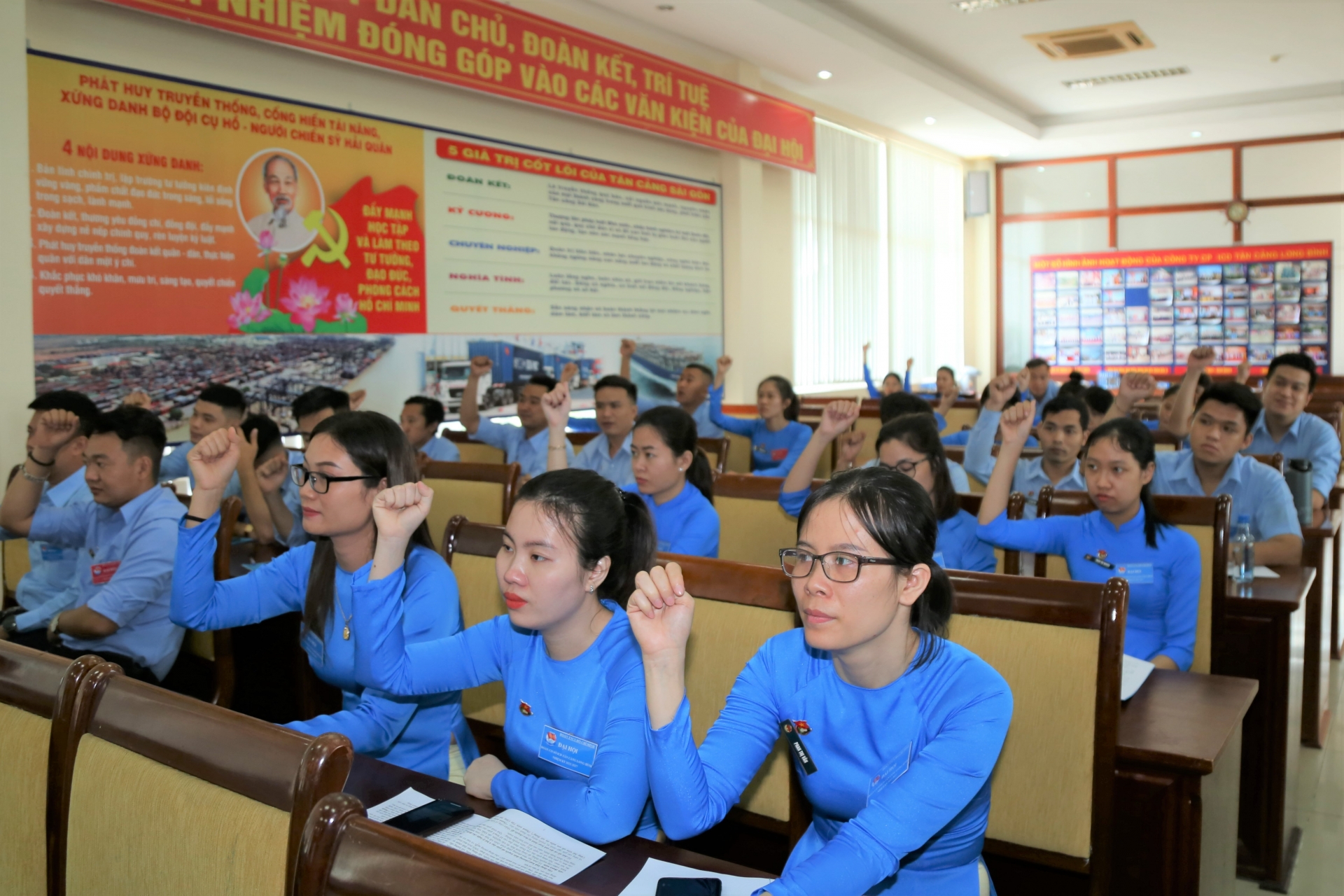 Đoàn cơ sở ICD Tân Cảng Long Bình: Đại hội nhiệm kỳ 2022-2027 Đoàn cơ sở ICD Tân Cảng Long Bình: Đại hội nhiệm kỳ 2022-2027