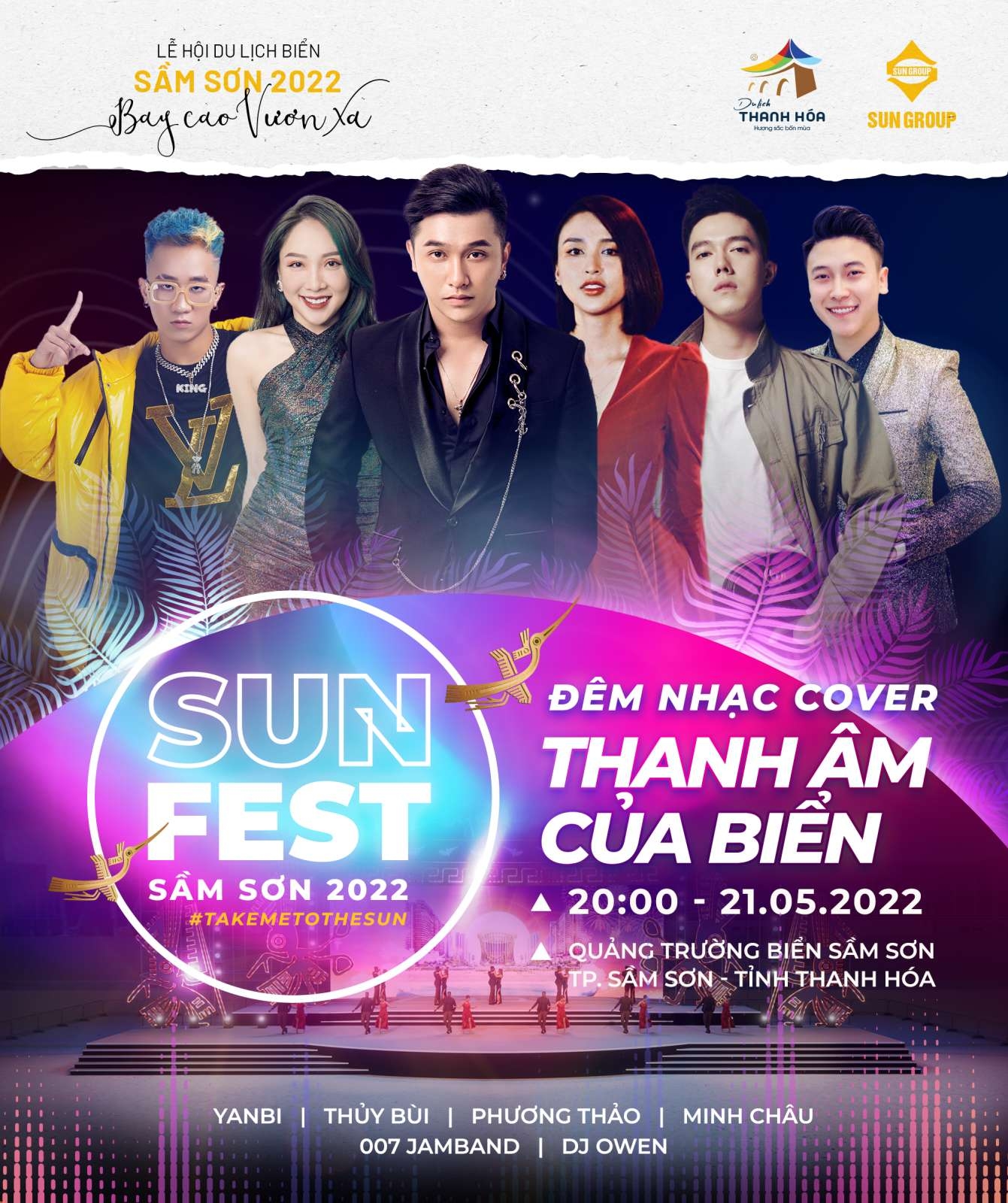 “Thanh âm của biển” hứa hẹn một đêm Sun Fest thăng hoa “Thanh âm của biển” hứa hẹn một đêm Sun Fest thăng hoa