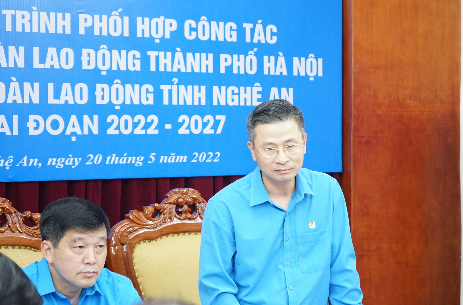 LĐLĐ Nghệ An và LĐLĐ TP Hà Nội ký kết chương trình phối hợp công tác