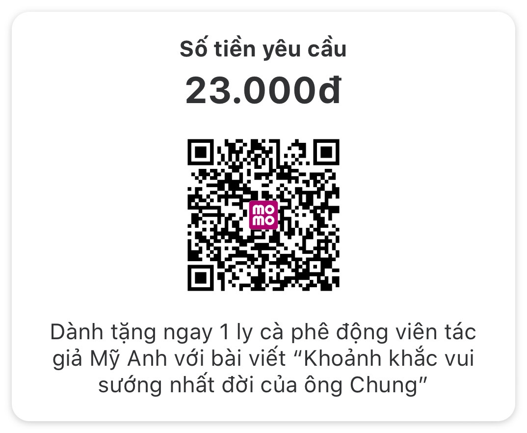 Khoảnh khắc vui sướng nhất đời của ông Chung Khoảnh khắc vui sướng nhất đời của ông Chung