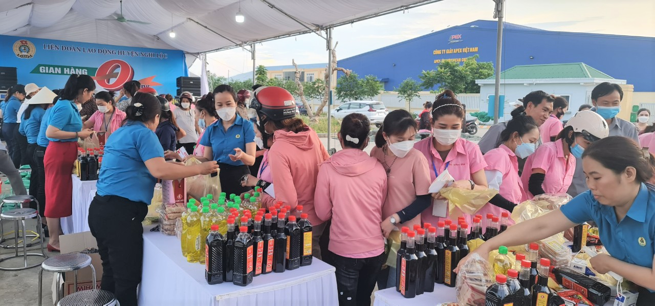 LĐLĐ huyện Nghi Lộc đạt kết quả nổi bật trong Tháng Công nhân năm 2022
