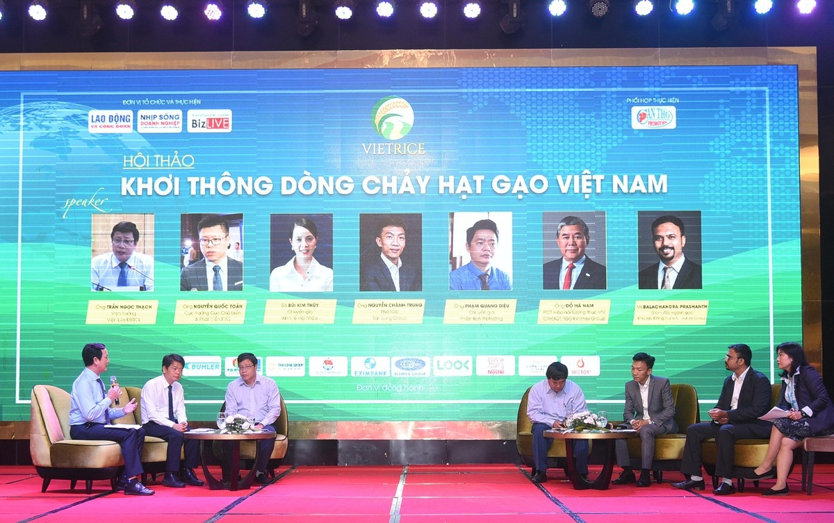 Hôm nay diễn ra hội thảo "Khơi thông dòng chảy hạt gạo Việt Nam" Hôm nay diễn ra hội thảo "Khơi thông dòng chảy hạt gạo Việt Nam"