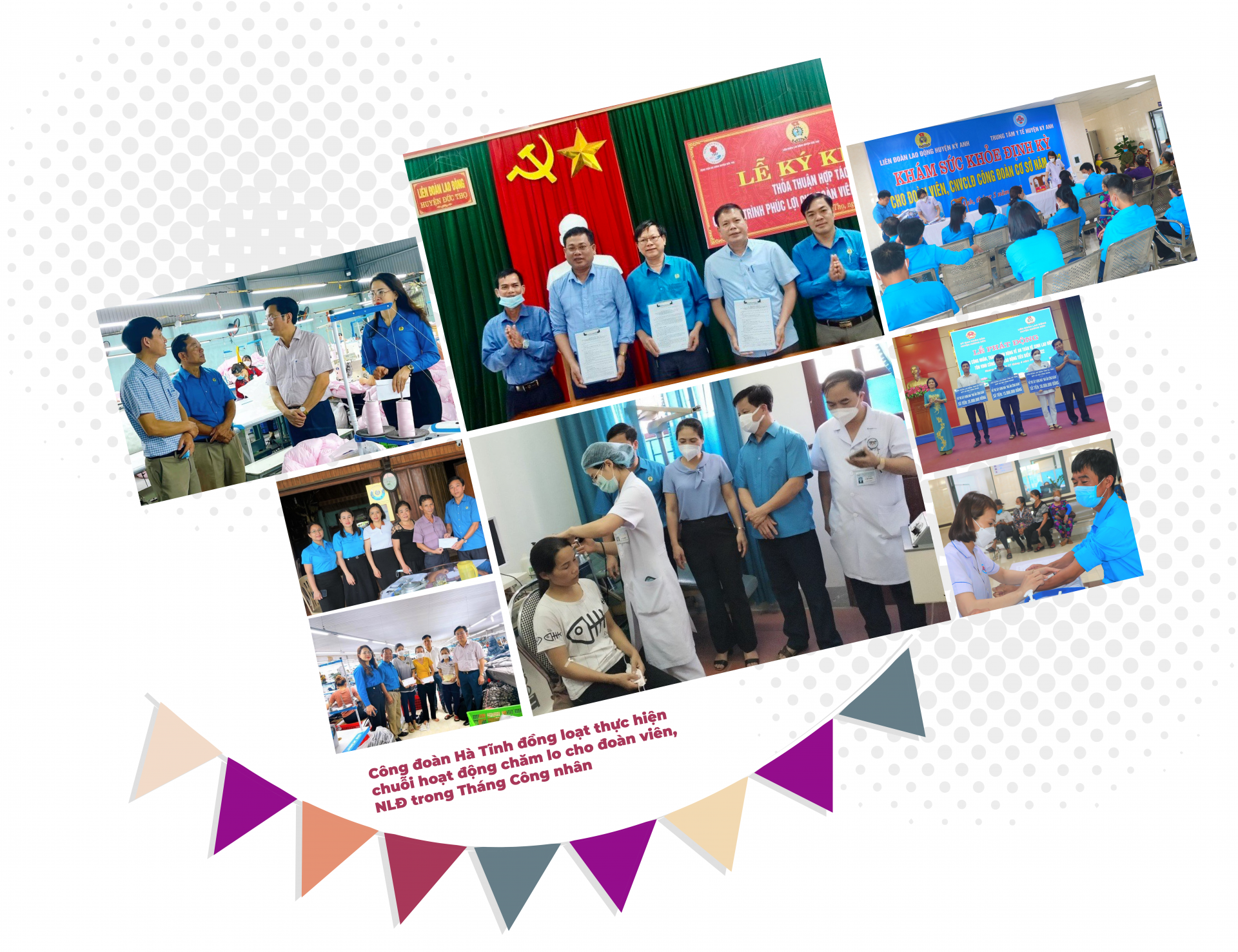 LĐLĐ tỉnh Hà Tĩnh: Chuẩn bị công phu - thực hiện đồng loạt - kết quả nổi bật LĐLĐ tỉnh Hà Tĩnh: Chuẩn bị công phu - thực hiện đồng loạt - kết quả nổi bật