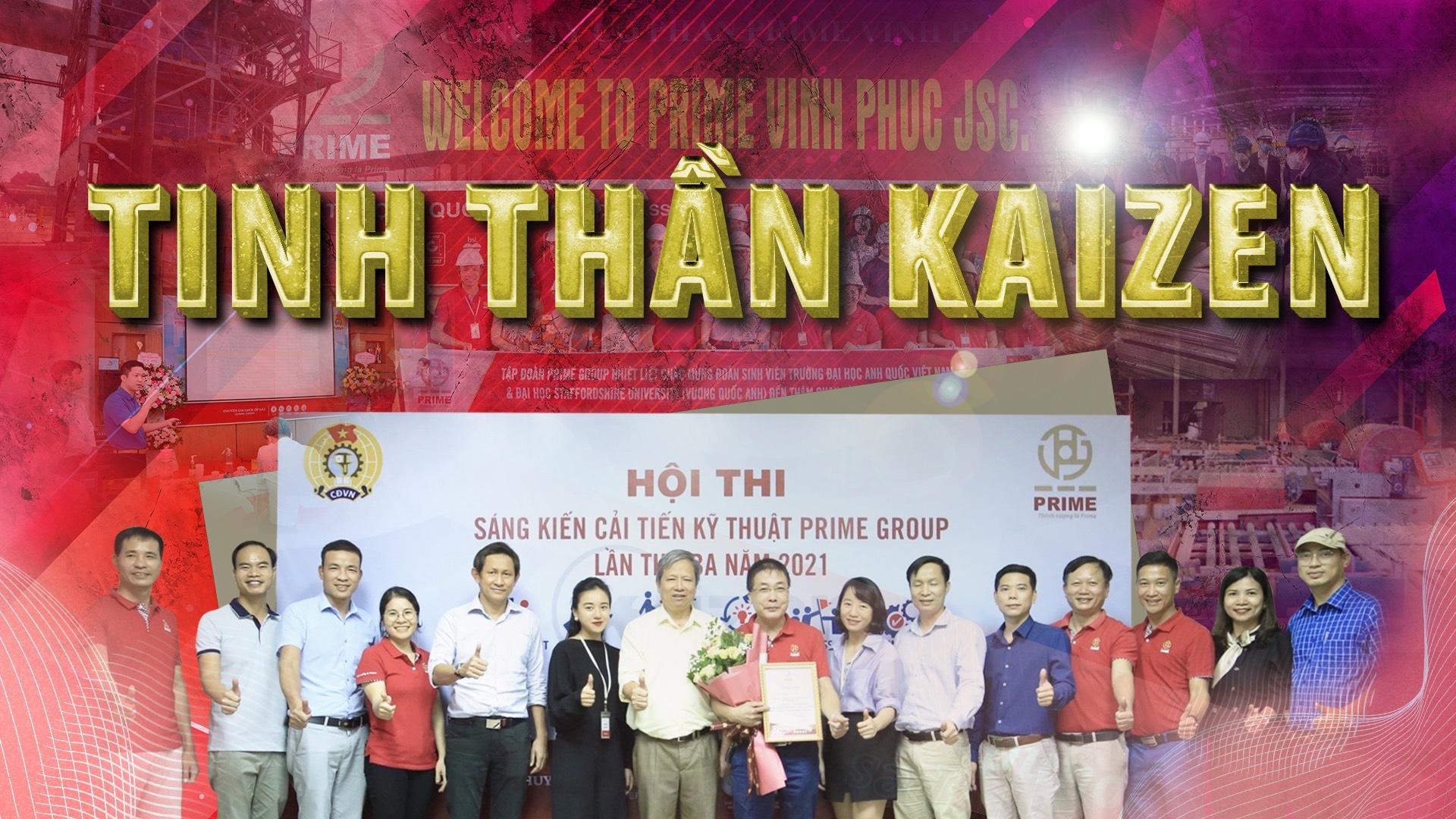 ahfijworiuwagfiwajfohesfofkwahfhafo Tinh thần Kaizen của Prime Group