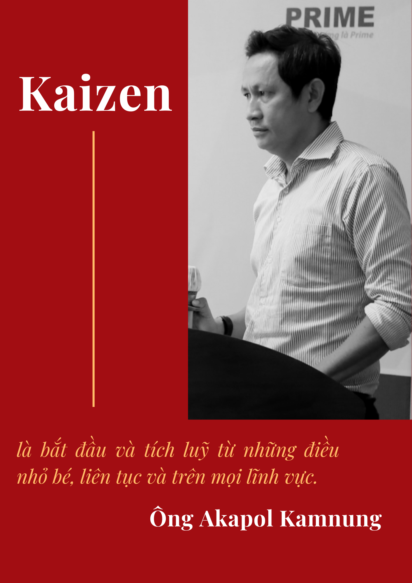 ahfijworiuwagfiwajfohesfofkwahfhafo Tinh thần Kaizen của Prime Group