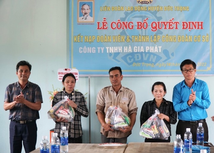 Lâm Đồng nỗ lực phát triển đoàn viên, thành lập CĐCS doanh nghiệp