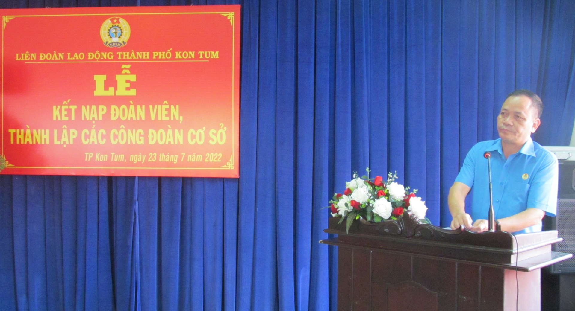 LĐLĐ TP. Kon Tum: Đẩy mạnh kết nạp đoàn viên, thành lập CĐCS
