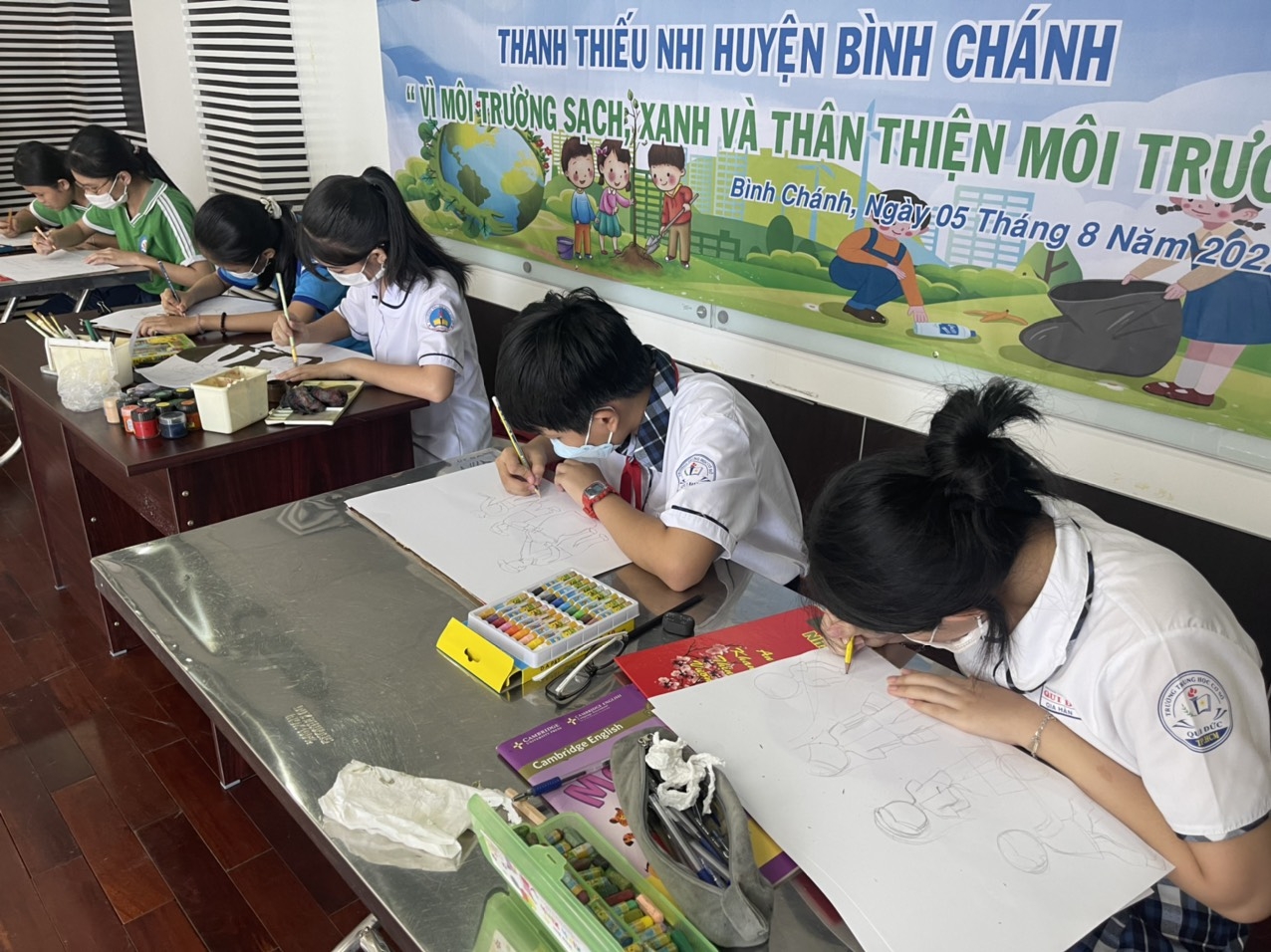 Sôi nổi Chương trình Thanh thiếu nhi Bình Chánh với môi trường xanh tại VWS Sôi nổi Chương trình Thanh thiếu nhi Bình Chánh với môi trường xanh tại VWS