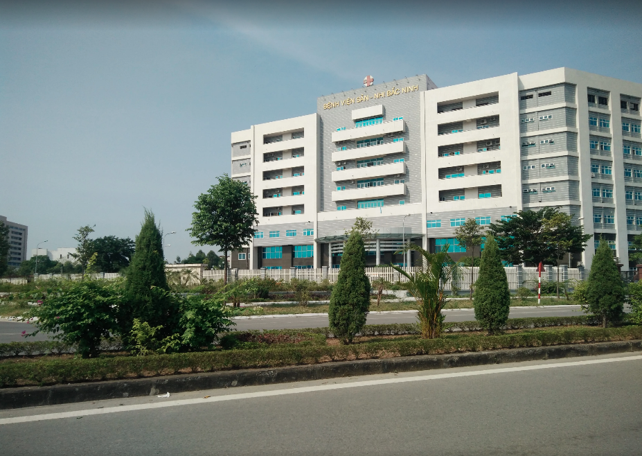Bệnh viện Sản - Nhi Bắc Ninh, nơi tiếp nhận và điều trị cho 2 nữ công nhân trong vụ vụ nổ lớn xảy ra tại Công ty TNHH Seo Jin