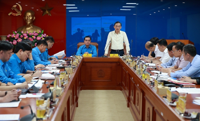 Đoàn công tác Ban Đối ngoại Trung ương làm việc với Tổng LĐLĐ Việt Nam Đoàn công tác Ban Đối ngoại Trung ương làm việc với Tổng LĐLĐ Việt Nam