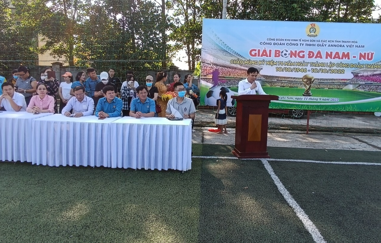 Giải bóng đá chào mừng 76 năm Ngày thành lập Công đoàn Thanh Hóa Giải bóng đá chào mừng 76 năm Ngày thành lập Công đoàn Thanh Hóa