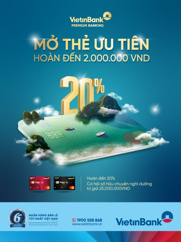 Quà tặng dành riêng cho khách hàng ưu tiên sử dụng thẻ Premium Banking