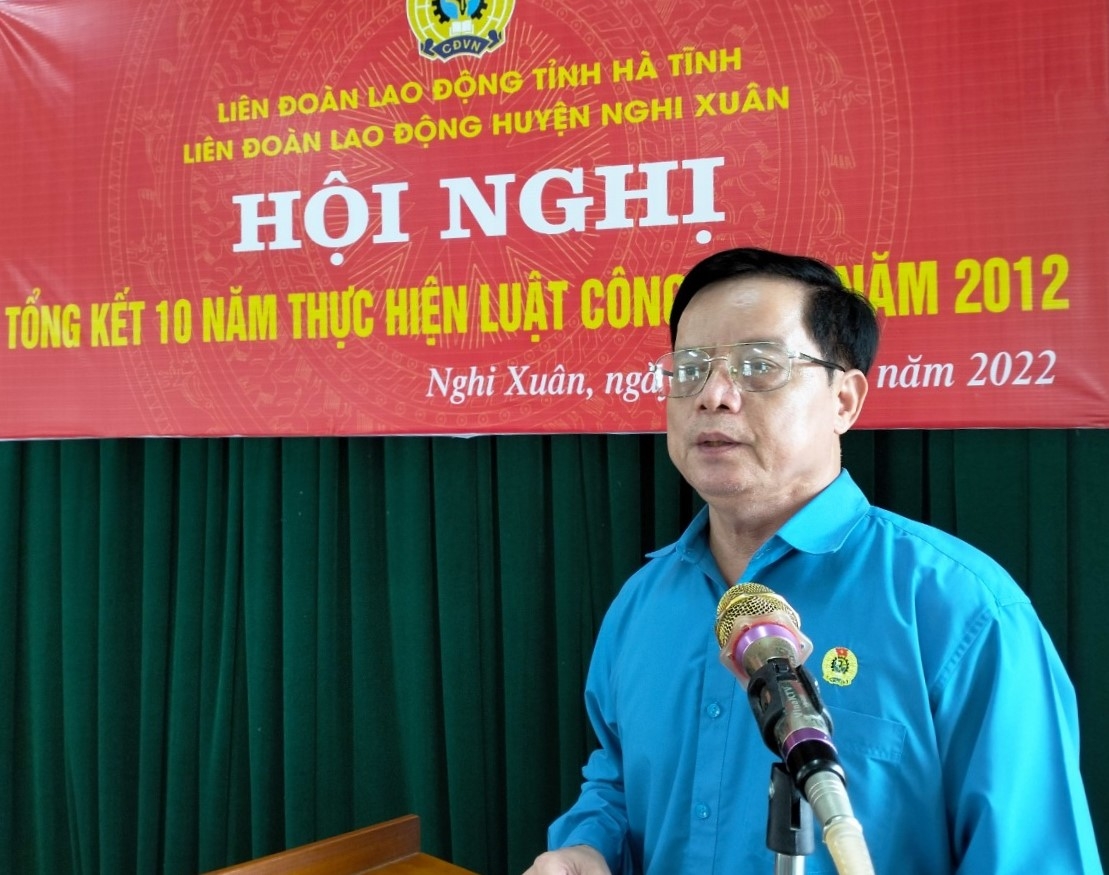 Tổng kết 10 năm thực hiện Luật Công đoàn năm 2012 Tổng kết 10 năm thực hiện Luật Công đoàn năm 2012