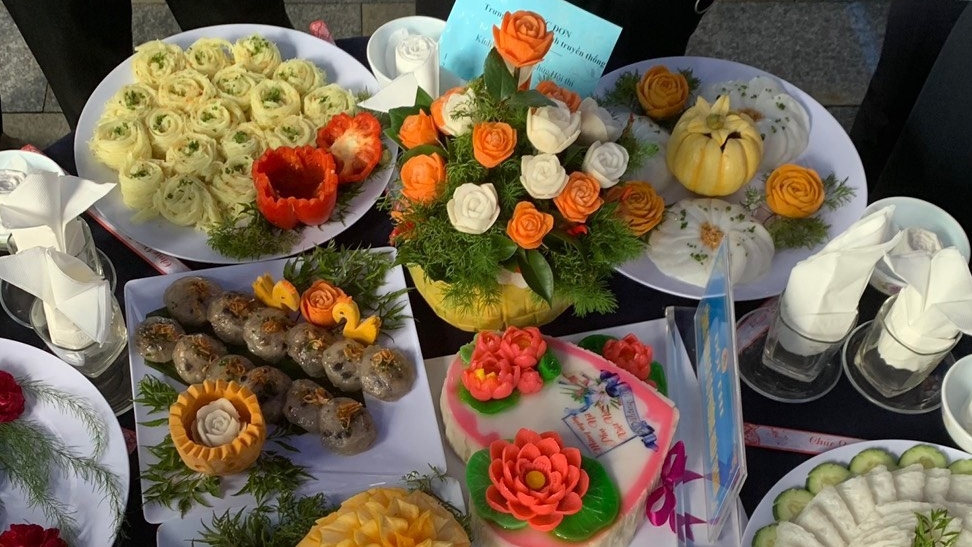 Bình Định: Độc đáo Hội thi “Trưng bày mâm bánh truyền thống”
