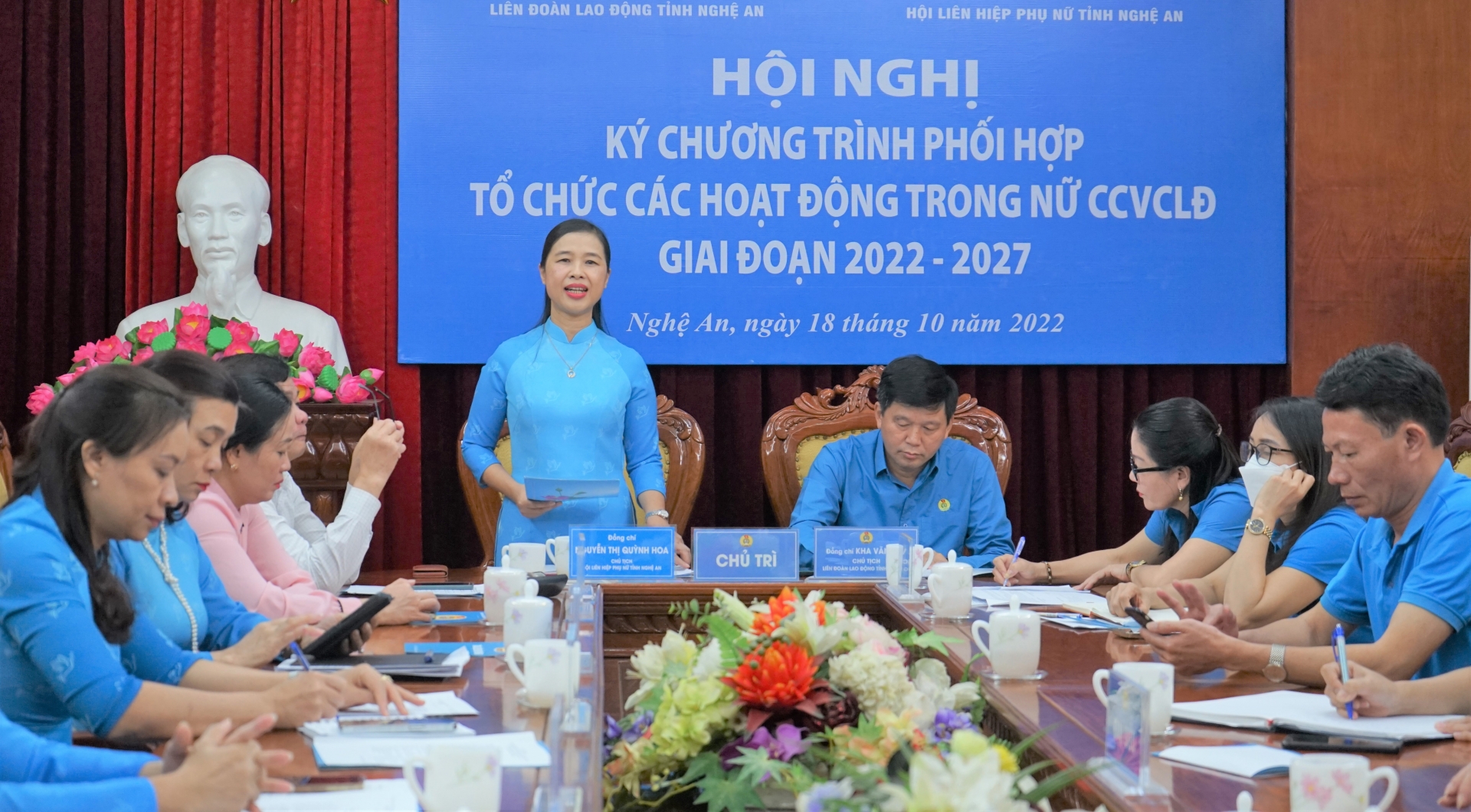 Nghệ An: LĐLĐ và Hội LHPN ký kết phối hợp tổ chức các hoạt động trong nữ CCVCLĐ Nghệ An: LĐLĐ và Hội LHPN ký kết phối hợp tổ chức các hoạt động trong nữ CCVCLĐ
