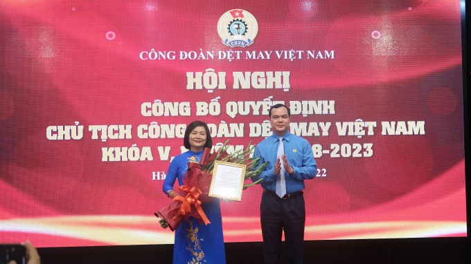 Tân Chủ tịch Công đoàn Dệt May VN: “Tiếp tục bồi đắp văn hóa yêu nghề, mến nghiệp”