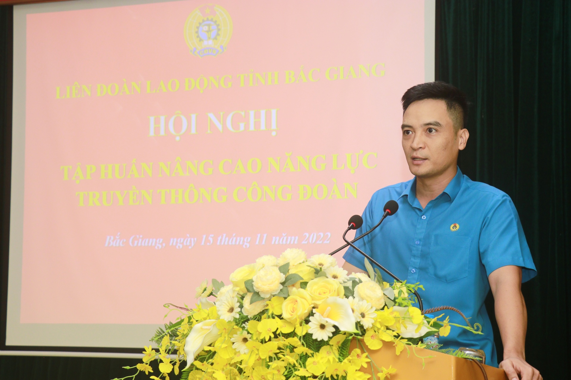 Tập huấn nâng cao năng lực truyền thông cho cán bộ công đoàn Bắc Giang Tập huấn nâng cao năng lực truyền thông cho cán bộ công đoàn Bắc Giang