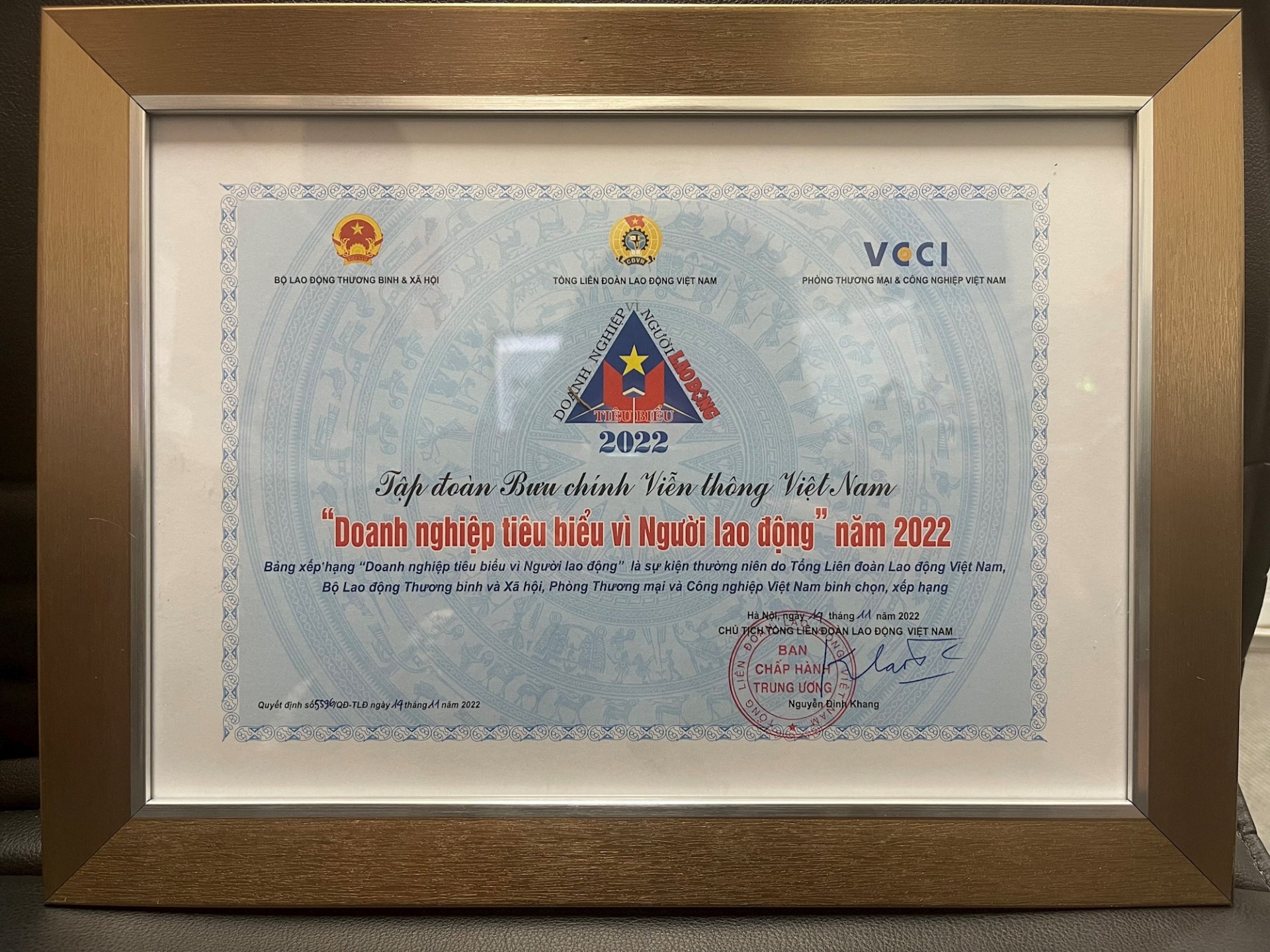 Tập đoàn VNPT được vinh danh là 