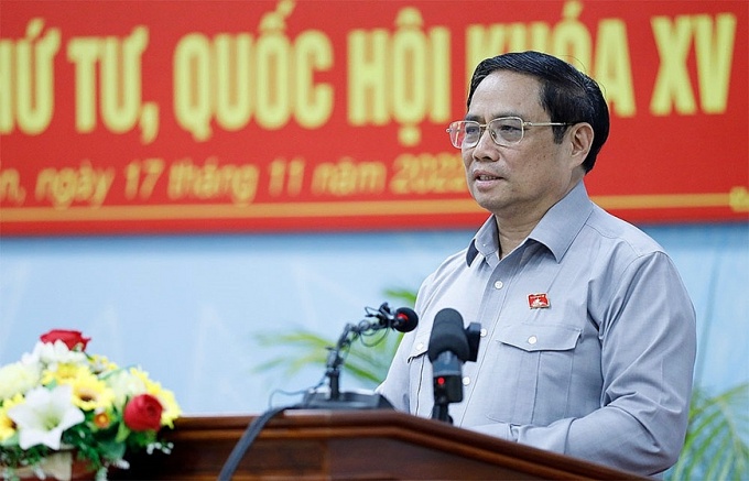 Thủ tướng cho biết Chính phủ đang tập trung xây dựng cơ chế, chính sách để tạo quỹ đất và kinh phí xây dựng nhà ở xã hội cho người dân, người lao động. Ảnh: nhandan.vn Thủ tướng cho biết Chính phủ đang tập trung xây dựng cơ chế, chính sách để tạo quỹ đất và kinh phí xây dựng nhà ở xã hội cho người dân, người lao động. Ảnh: nhandan.vn