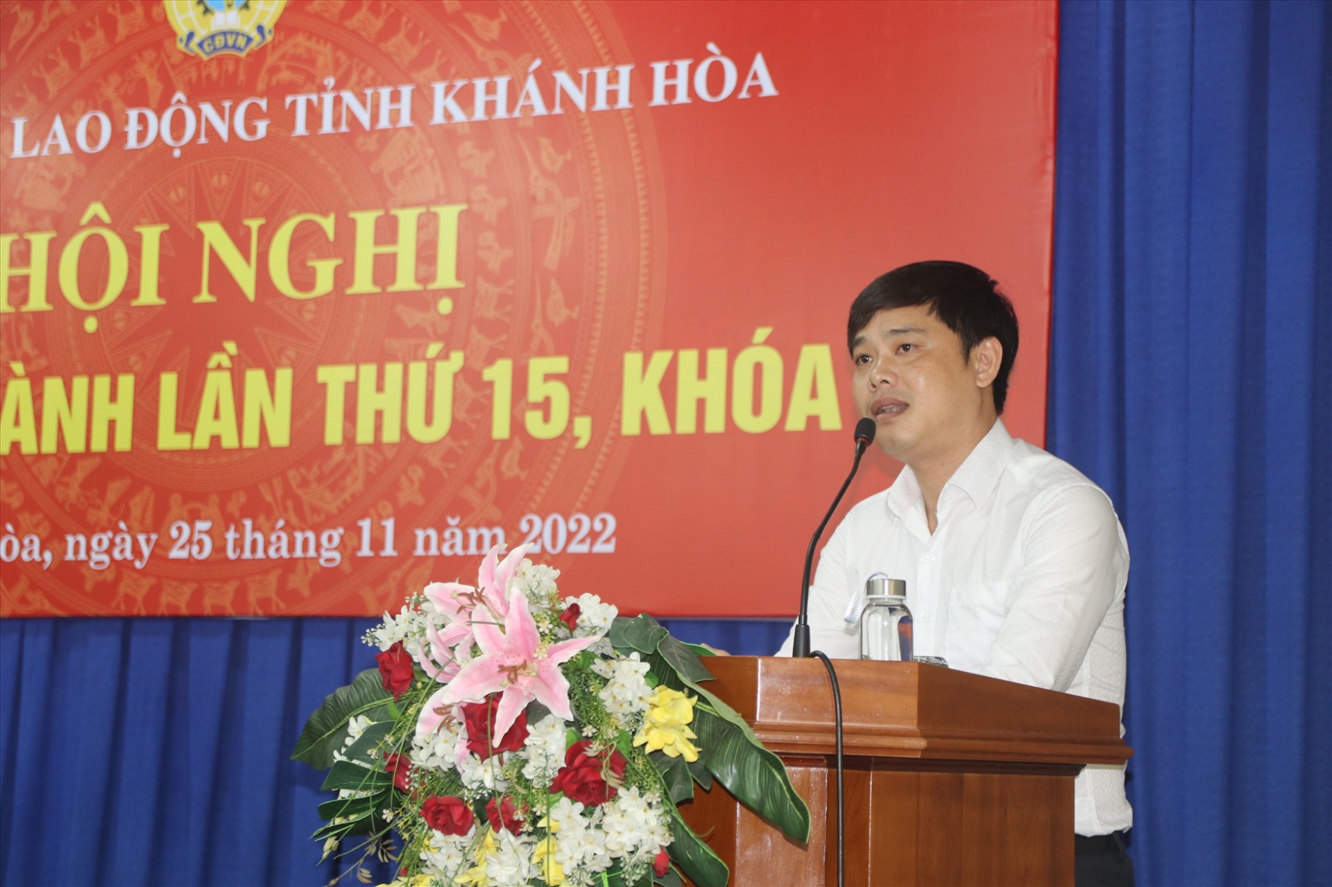Đồng chí Bùi Hoài Nam được bầu làm Chủ tịch LĐLĐ tỉnh Khánh Hòa