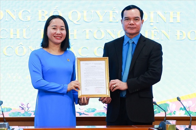 Tổng LĐLĐ Việt Nam bổ nhiệm Trưởng ban Nữ công