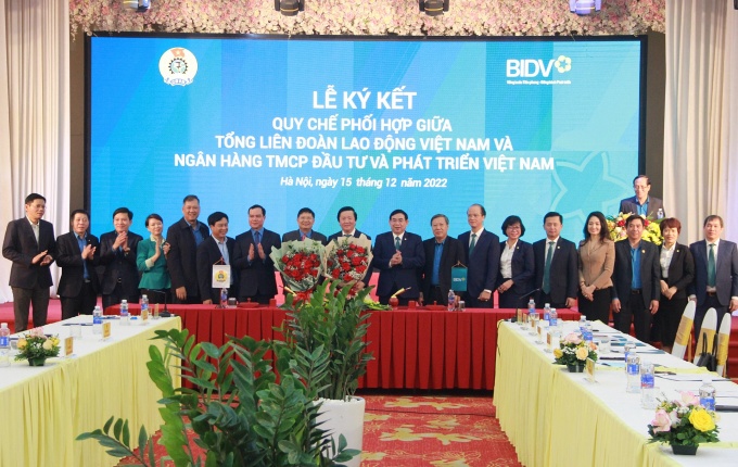 Tổng LĐLĐ Việt Nam ký kết Quy chế phối hợp với BIDV Tổng LĐLĐ Việt Nam ký kết Quy chế phối hợp với BIDV