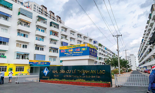 Một dự án nhò ở xã hội tại TP. HCM của chủ đầu tư Lê Thành. Ảnh IT Một dự án nhò ở xã hội tại TP. HCM của chủ đầu tư Lê Thành. Ảnh IT