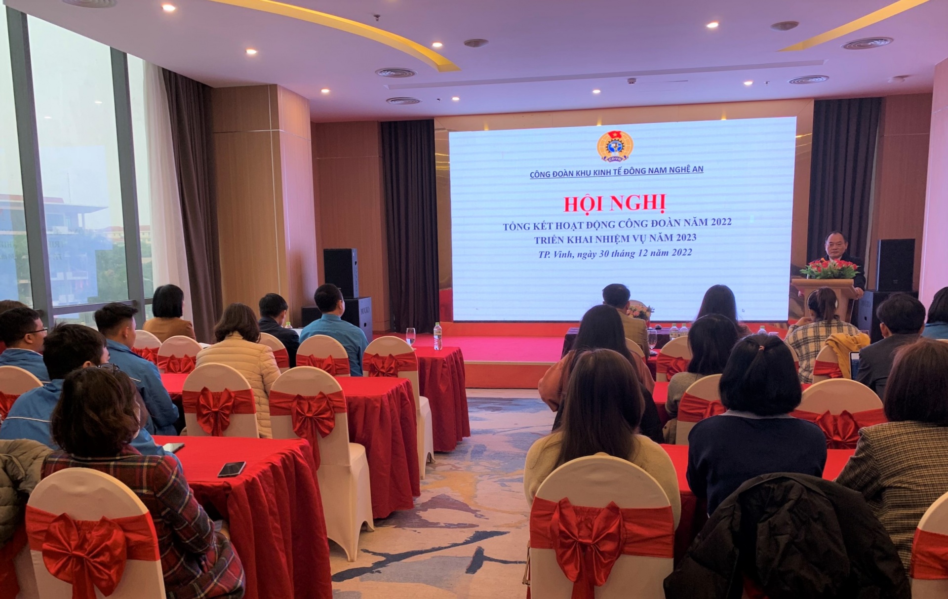 Công đoàn KKT Đông Nam Nghệ An tổ chức các hoạt động thiết thực vì người lao động