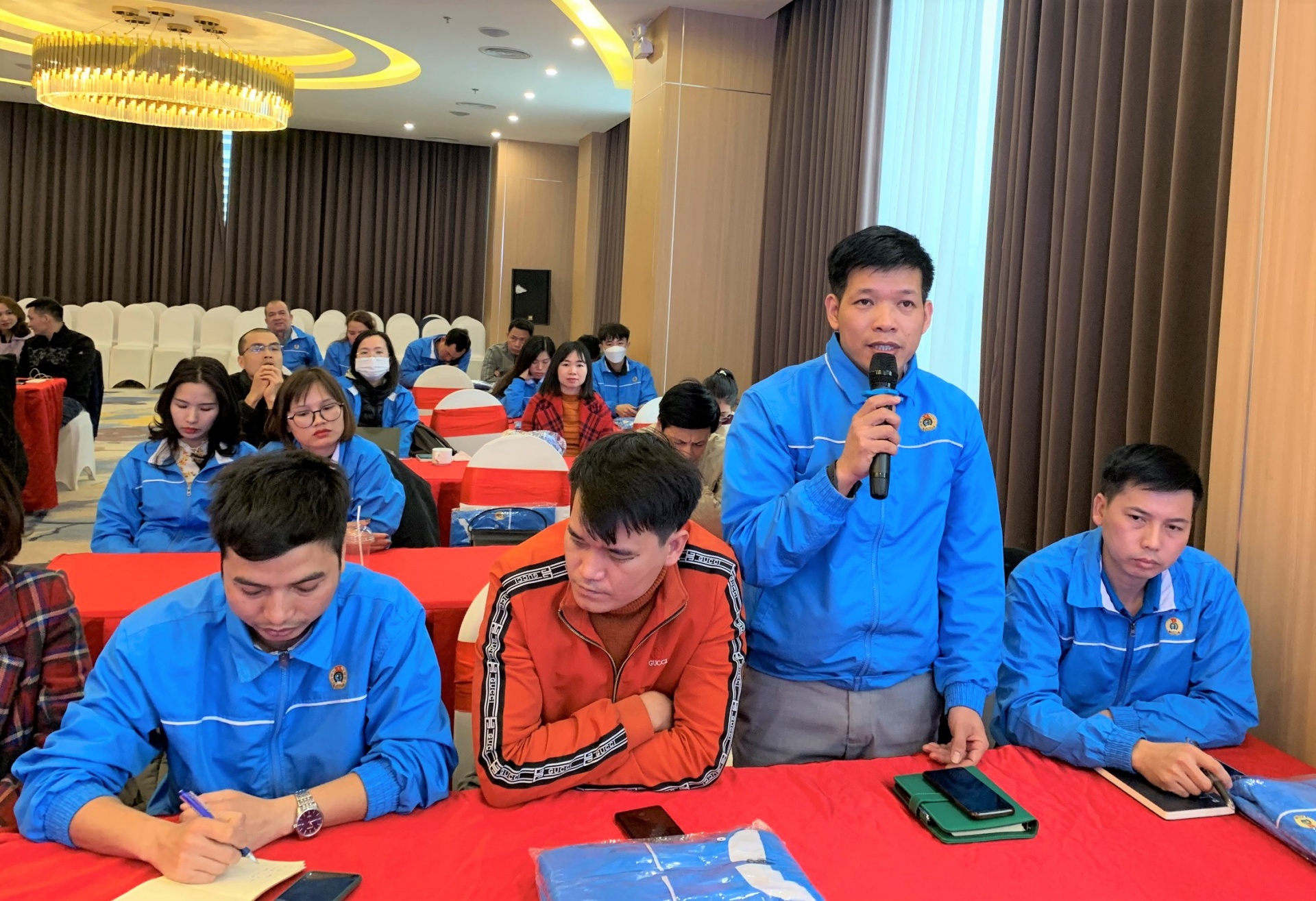 Công đoàn KKT Đông Nam Nghệ An tổ chức các hoạt động thiết thực vì người lao động