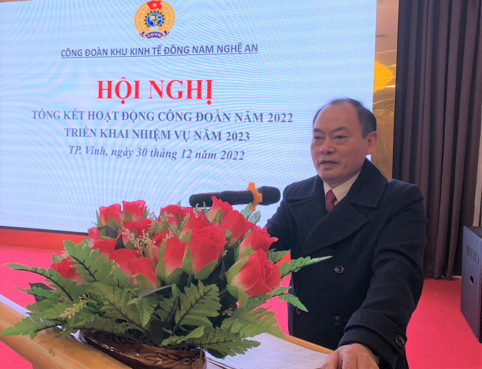 Công đoàn KKT Đông Nam Nghệ An tổ chức các hoạt động thiết thực vì người lao động