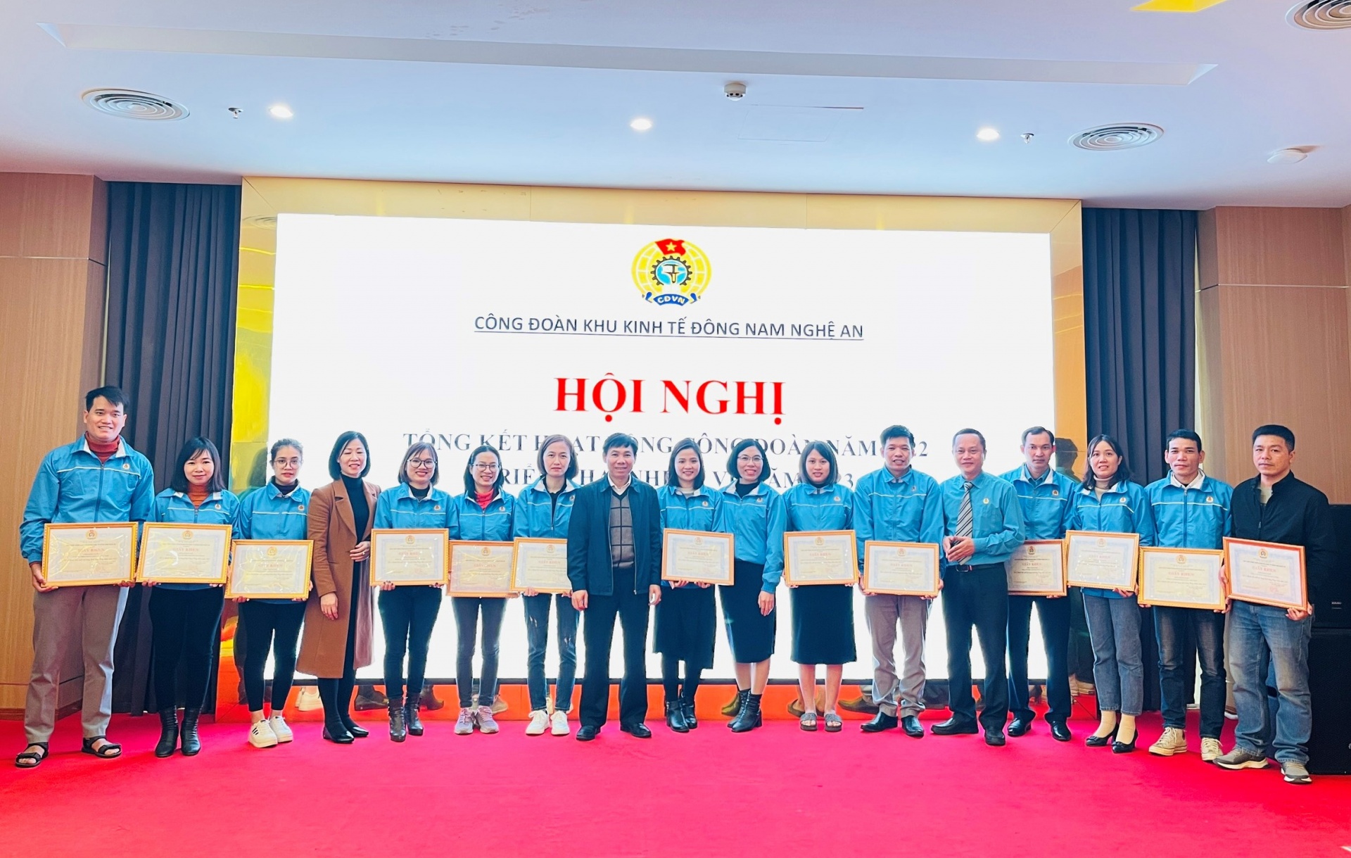 Công đoàn KKT Đông Nam Nghệ An tổ chức các hoạt động thiết thực vì người lao động