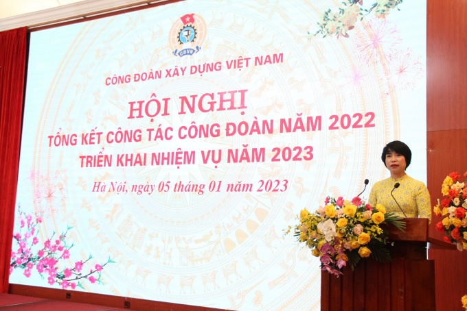 Công đoàn Xây dựng Việt Nam tổng kết công tác năm 2022, đề ra trọng tâm trong năm 2023 Công đoàn Xây dựng Việt Nam tổng kết công tác năm 2022, đề ra trọng tâm trong năm 2023
