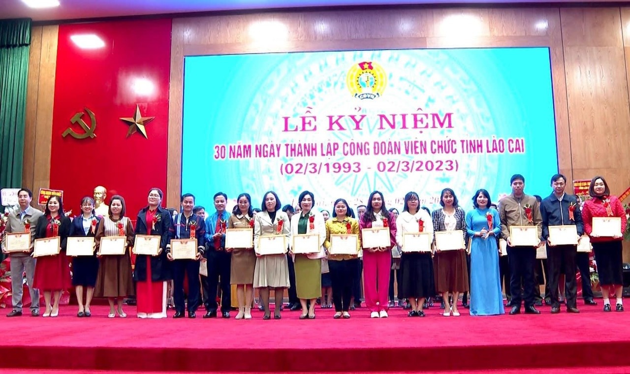 Công đoàn Viên chức tỉnh Lào Cai kỷ niệm 30 năm ngày thành lập Công đoàn Viên chức tỉnh Lào Cai kỷ niệm 30 năm ngày thành lập