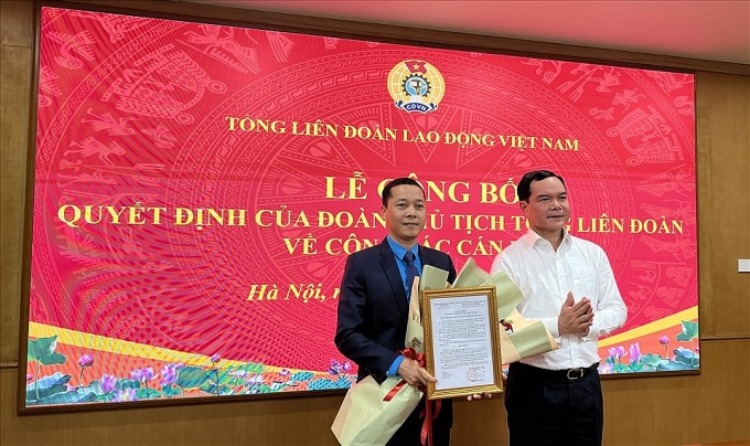 Bổ nhiệm đồng chí Nguyễn Đức Thịnh giữ chức vụ Trưởng ban Đối ngoại Tổng LĐLĐ Việt Nam Bổ nhiệm đồng chí Nguyễn Đức Thịnh giữ chức vụ Trưởng ban Đối ngoại Tổng LĐLĐ Việt Nam