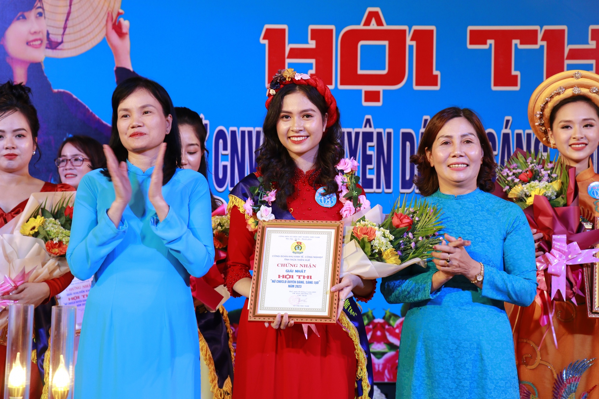 Hội thi “Nữ CNVCLD duyên dáng, sáng tạo” năm 2023: Sân chơi văn hóa lành mạnh, bổ ích