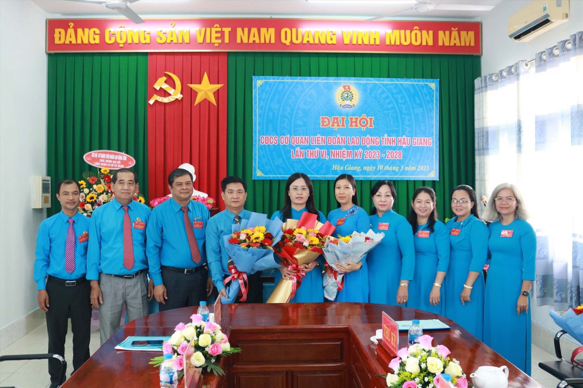Đại hội Công đoàn cơ sở cơ quan LĐLĐ tỉnh Hậu Giang
