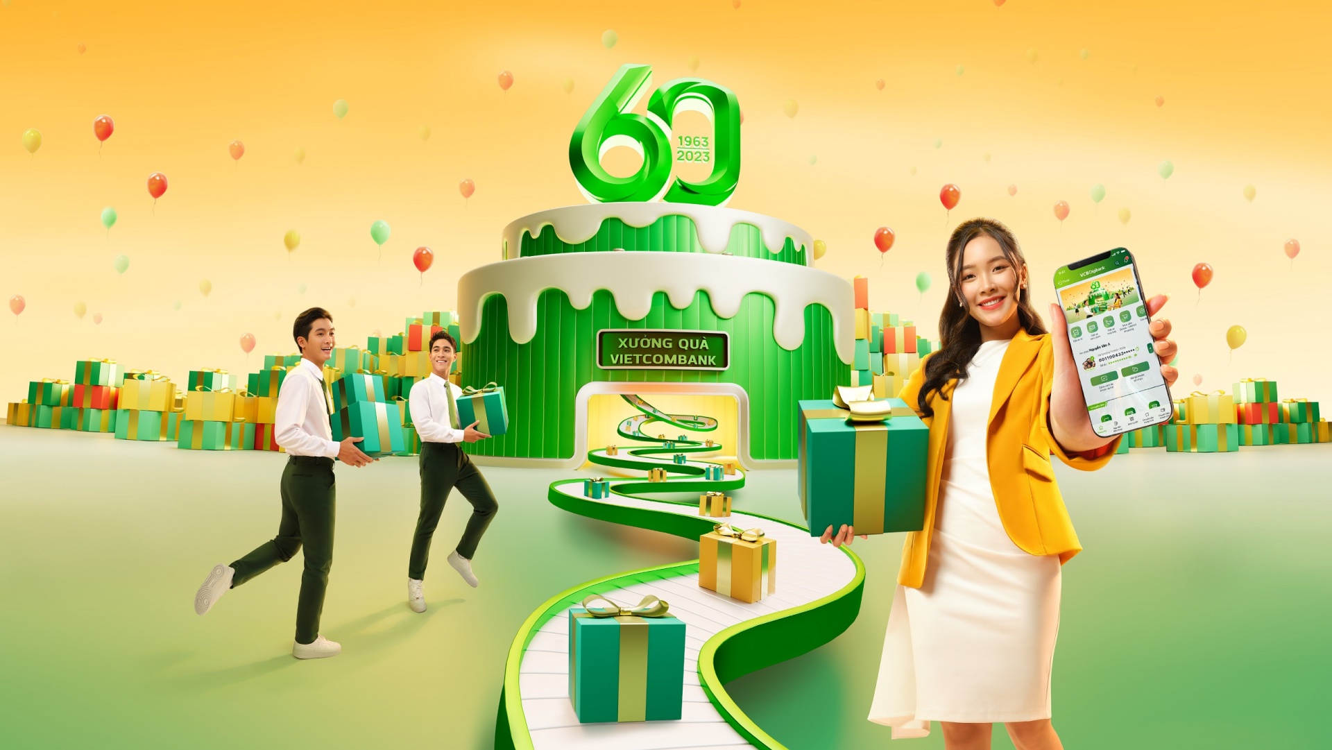 Tuần lễ sinh nhật Vietcombank - Giao dịch là có quà Tuần lễ sinh nhật Vietcombank - Giao dịch là có quà