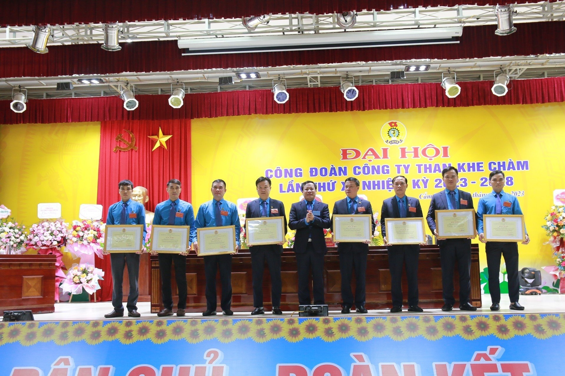 Công đoàn Công ty Than Khe Chàm tổ chức thành công Đại hội lần thứ XII